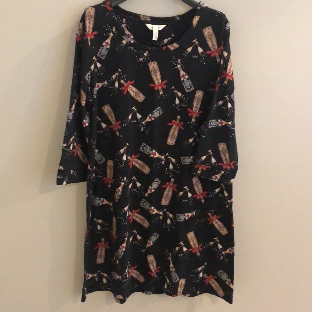 Soma 3/4 sleeve sleep shirt